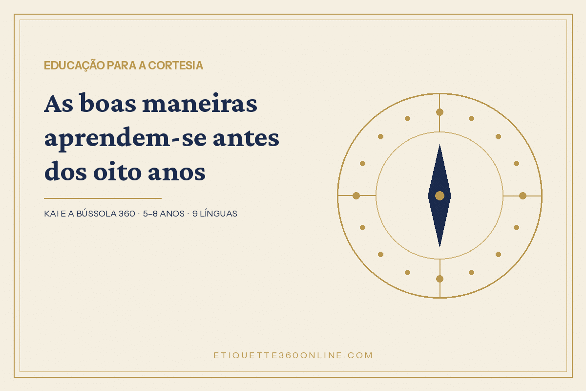 As boas maneiras aprendem-se antes dos oito anos · Etiquette360online
