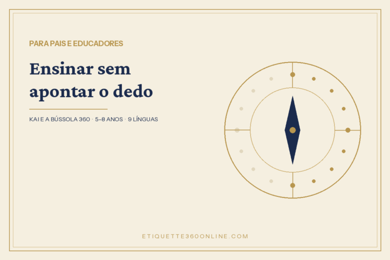 Ensinar boas maneiras sem apontar o dedo: é a raposa que erra, nunca a criança · Etiquette360online