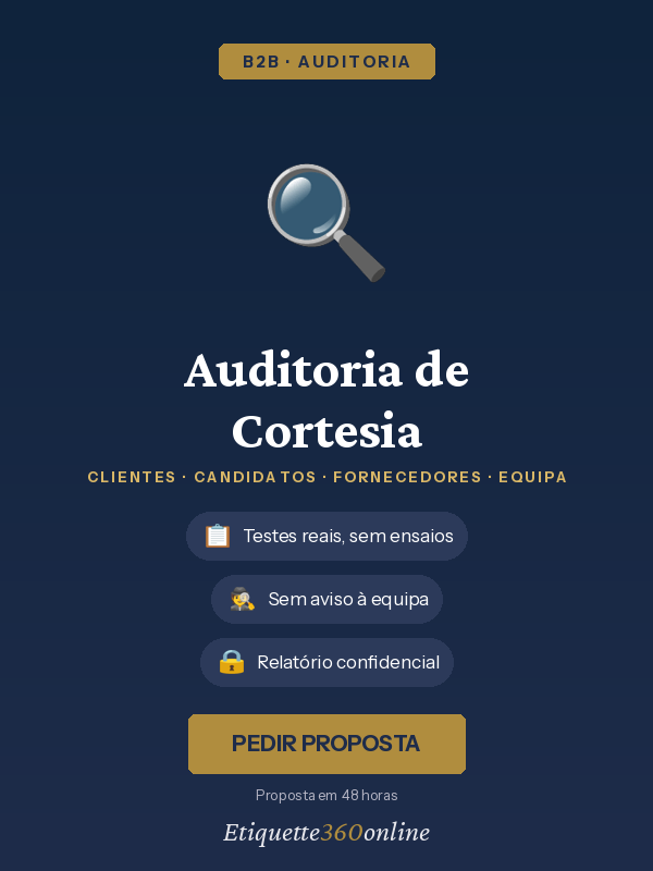Auditoria de Cortesia Empresarial